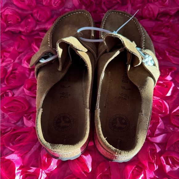 Birkenstock Buckley Women's Clogs Brown Leather - Picture 3 of 7